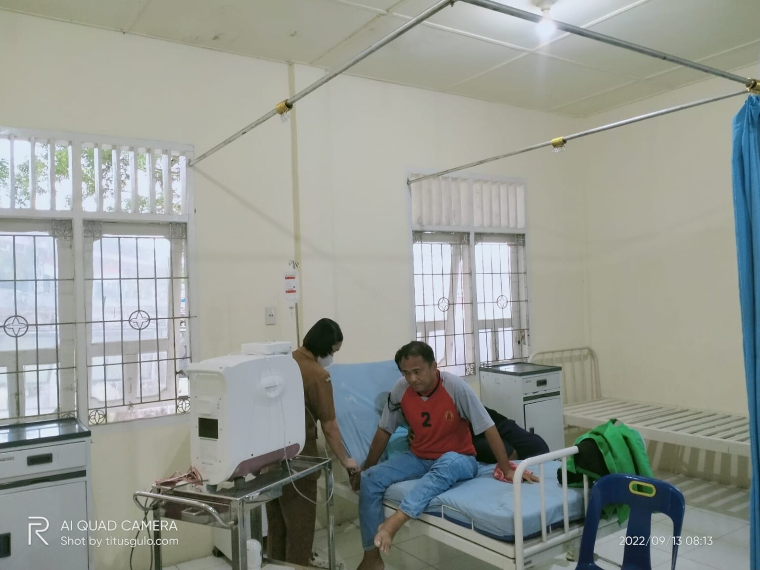 SETELAH SATU MALAM DI OBSERVASI DI PUSKESMAS DAN TIDAK ADA PERKEMBANGAN, PASIEN SESAK DI RUJUK KE RSUD GUNUNGSITOLI